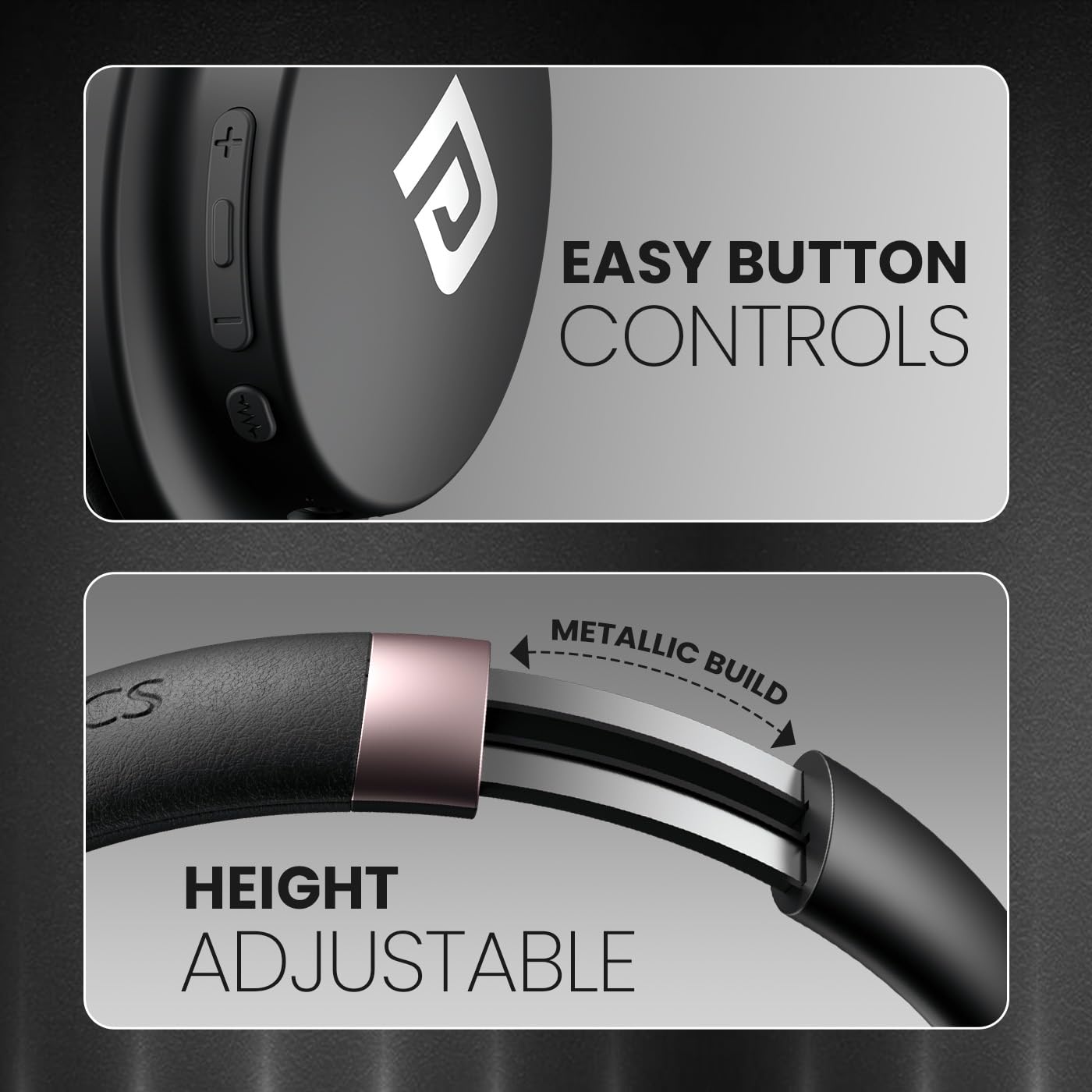 Portronics Muffs M3 Over Ear Headphones With Anc Enabled Upto