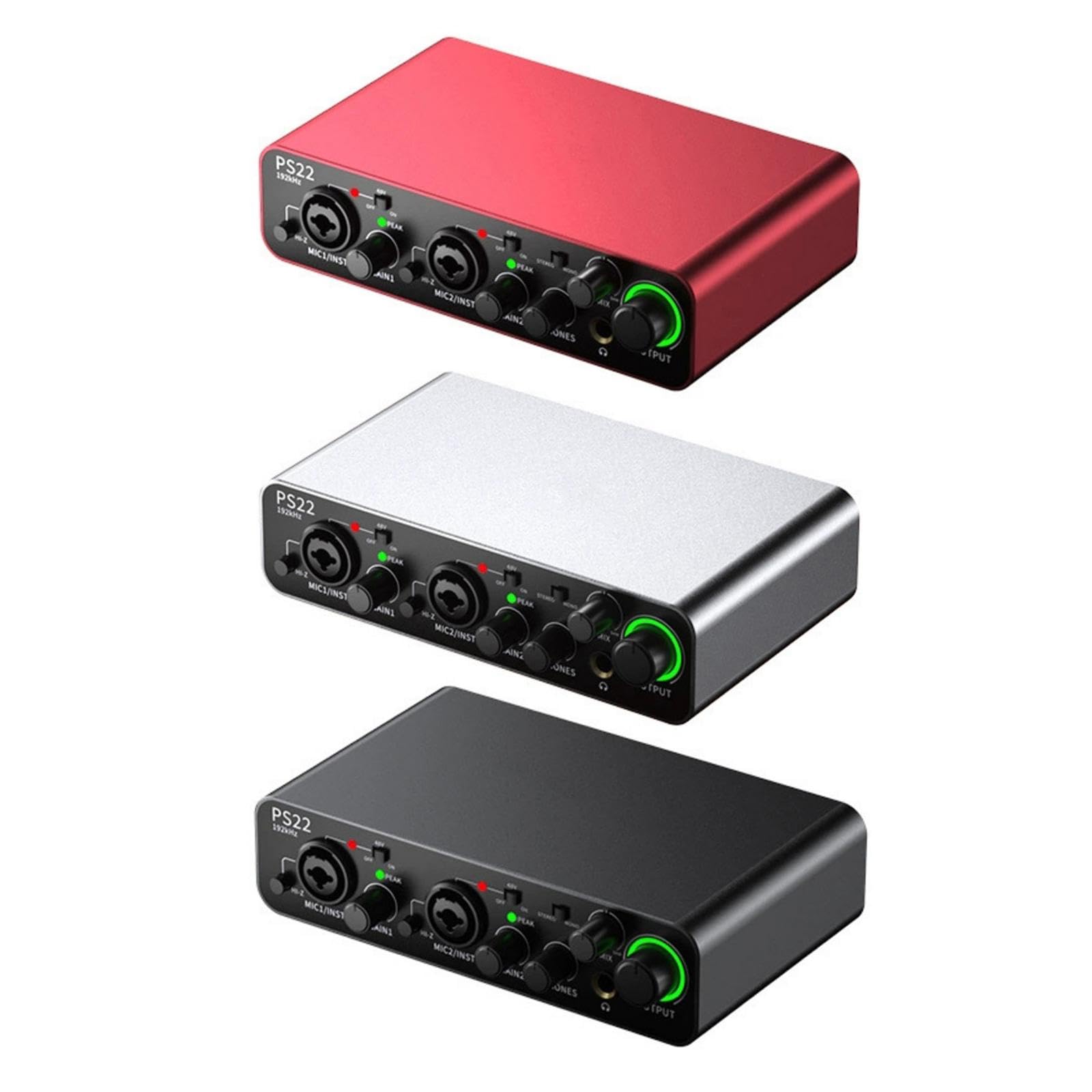 Interfacce audio USB professionali 24bit/192kHz per e streaming con ingressi multipli Plug and Play