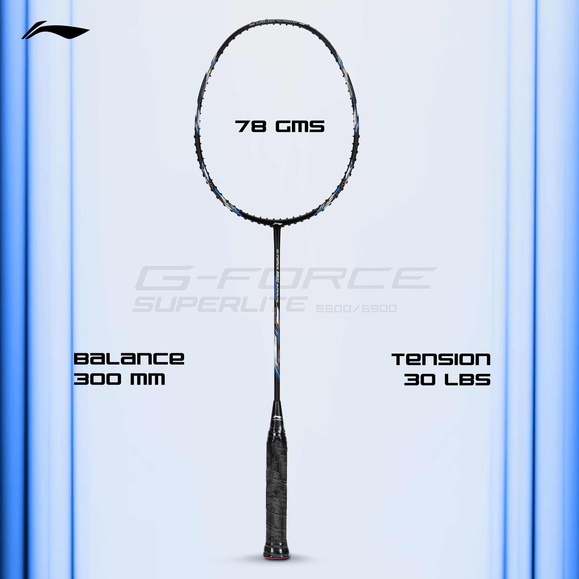 Li-Ning G-Force Superlite Carbon Fibre Badminton Racket