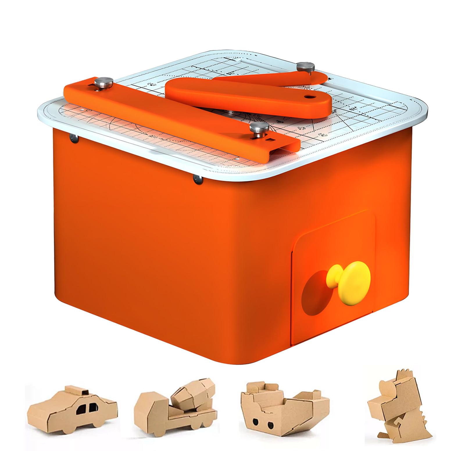 Cortadora eléctrica de cartón, Herramienta Segura, Corta cartón de hasta 4 mm de Grosor, Ideal para proyectos de Bricolaje, ingeniería, Arte y Creatividad