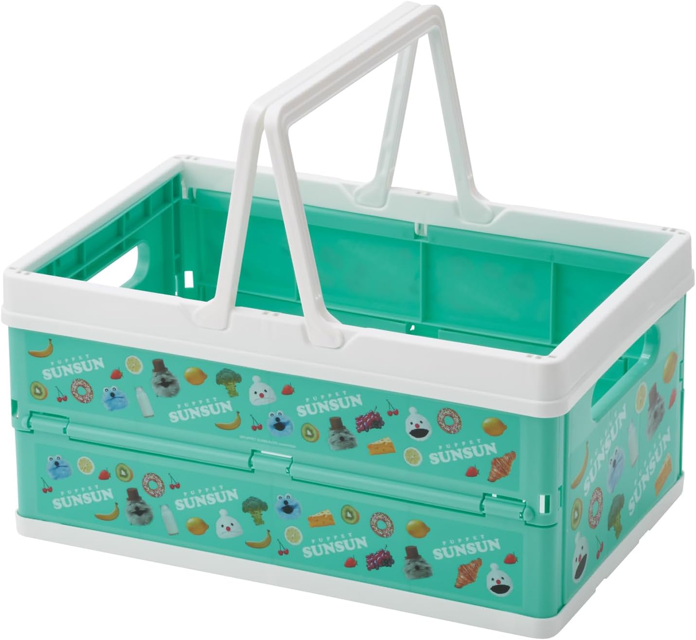 Skater BWOT13-A Foldable Toy Storage Box, Stackable Storage Basket with Handles, Puppets for Boys and Girls