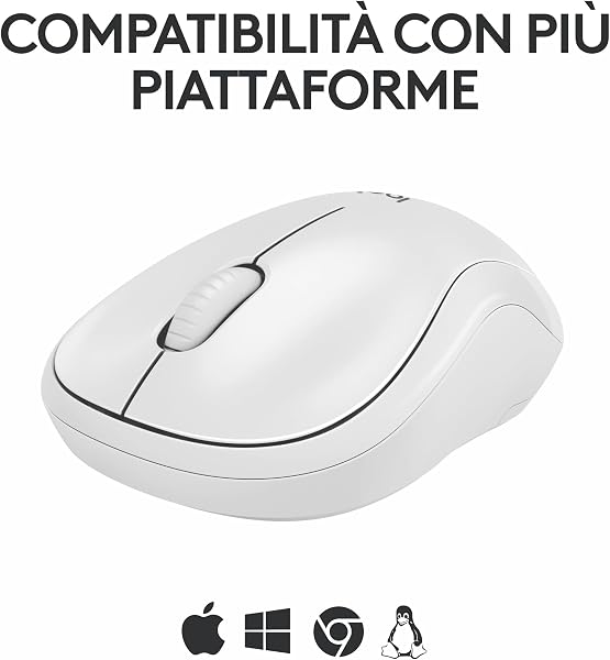 Logitech M240 Silenzioso Bluetooth Mouse, Wireless, Compatto, Portatile, Smooth Tracking, durata batteria 18 mesi, per Window - 5