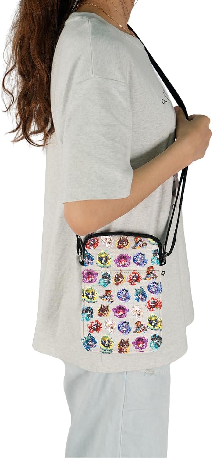 JXGZSO Funny Game Themed Character Crossbody Bag Gift For Game Lover Anime Themed Bag - Image 6