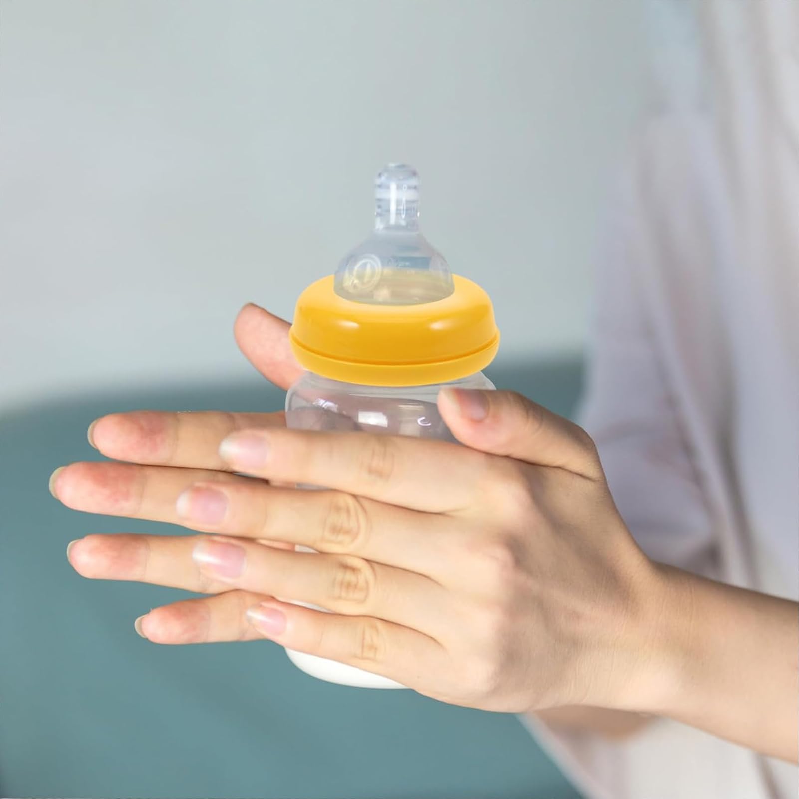Babyflaschen – PP, 2,36 Zoll, Babyflaschen-Schraubringe, Babyflaschenhalsband | Langlebige, Leichte Ersatzteile Für Die Säuglingsernährung, Kompatibel Mit Standardflaschen, Einfache Verwendung, Zu Hau