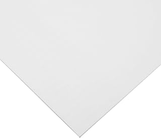 Cedarburg 64651 Rolyan Splinting Material Sheet, Polyflex II, White, Solid, Single Sheet, 1/8