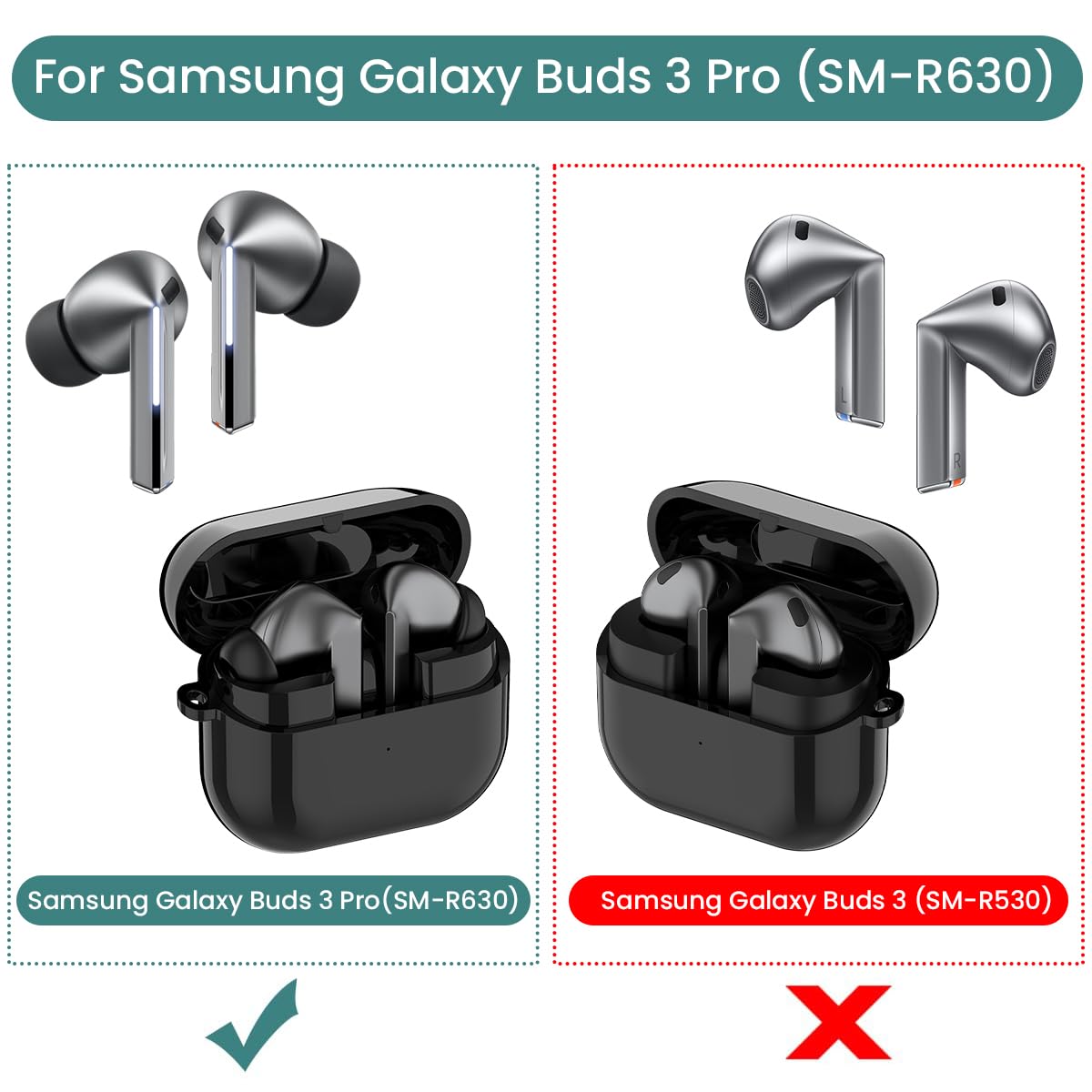 Samsung Galaxy Buds3 Pro 本体と充電ケース Amazon | 対応Samsung Galaxy Buds 3 充電ケース、サムスン