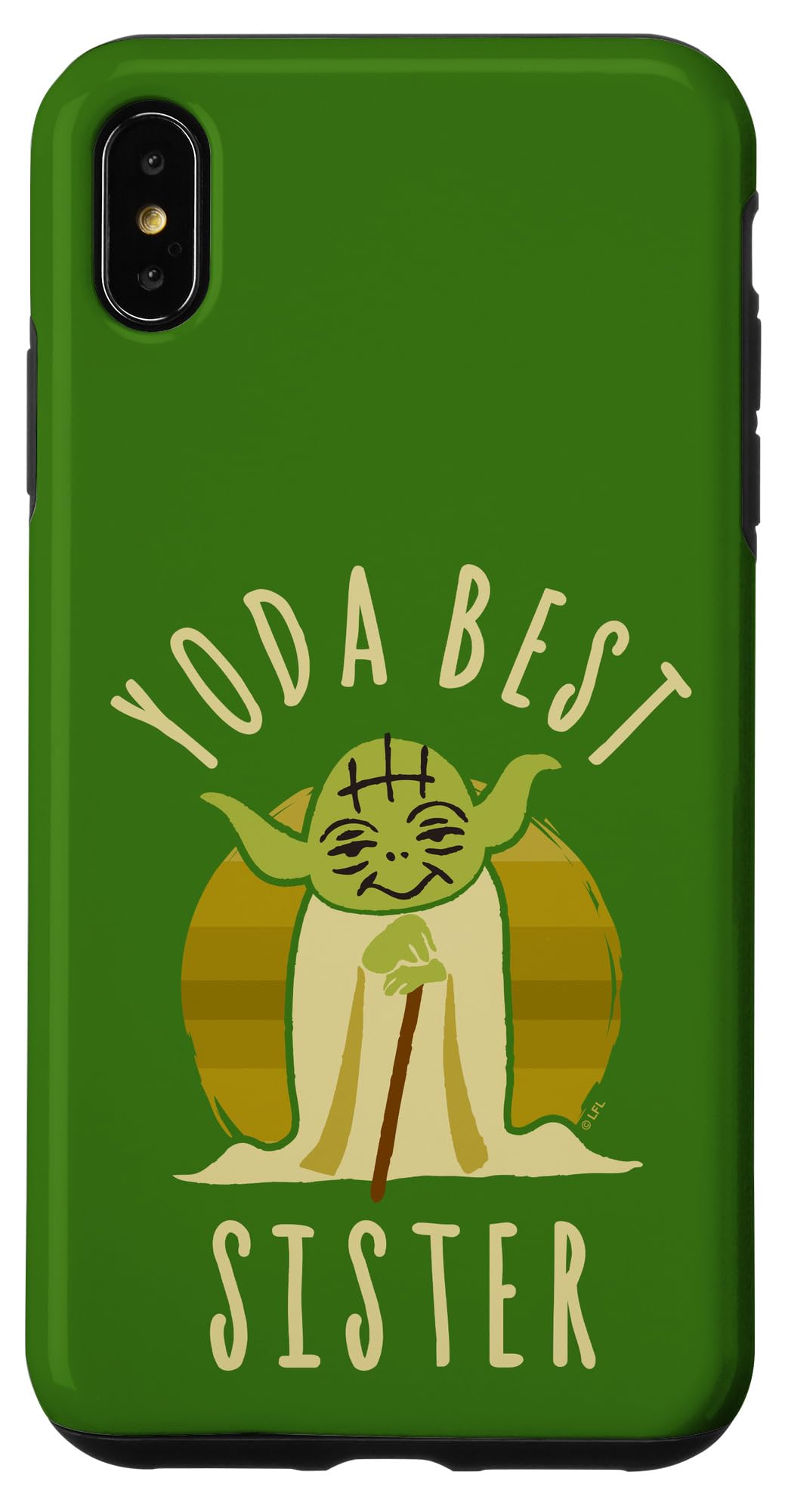 Coque iPhone XS Max Star Wars Yoda Rigide Silicone Souple - 4