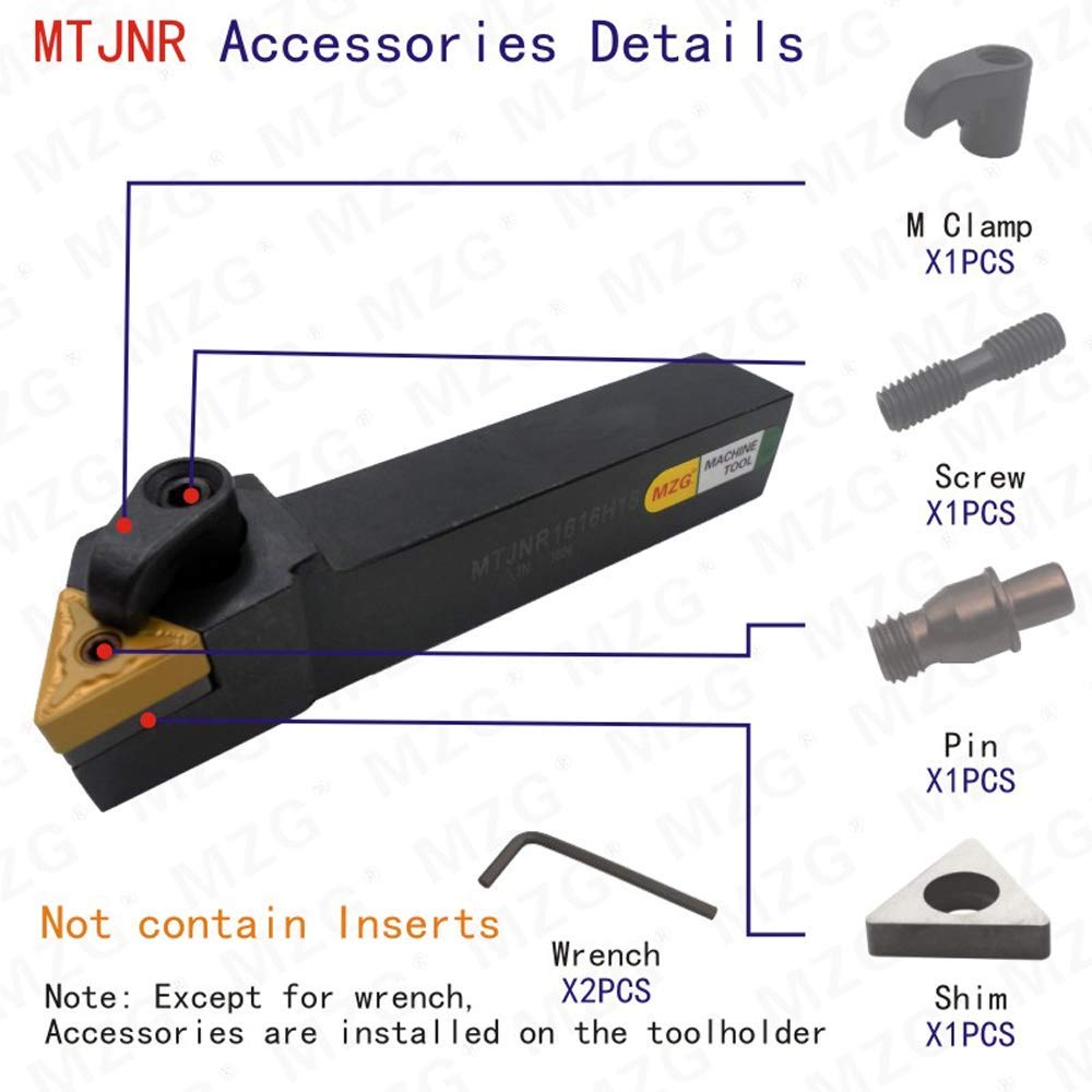 MTJNR Type CNC Tour Tournevis externe Porte-outil Usinage Alésage Arbre De Coupe Carbure En Métal Cutter