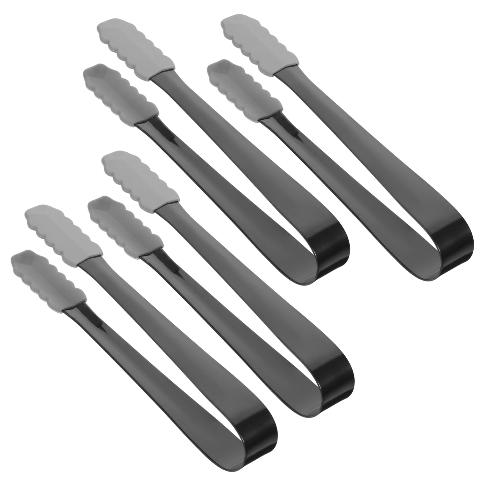 Garneck 4pcs Stainless Steel Anti-slip Clips Camping Toast Tong Grill Accessory Bread Clips Professional Food Tong Convenient Bbq Tong Household Toast Tong Convenient Food Tong