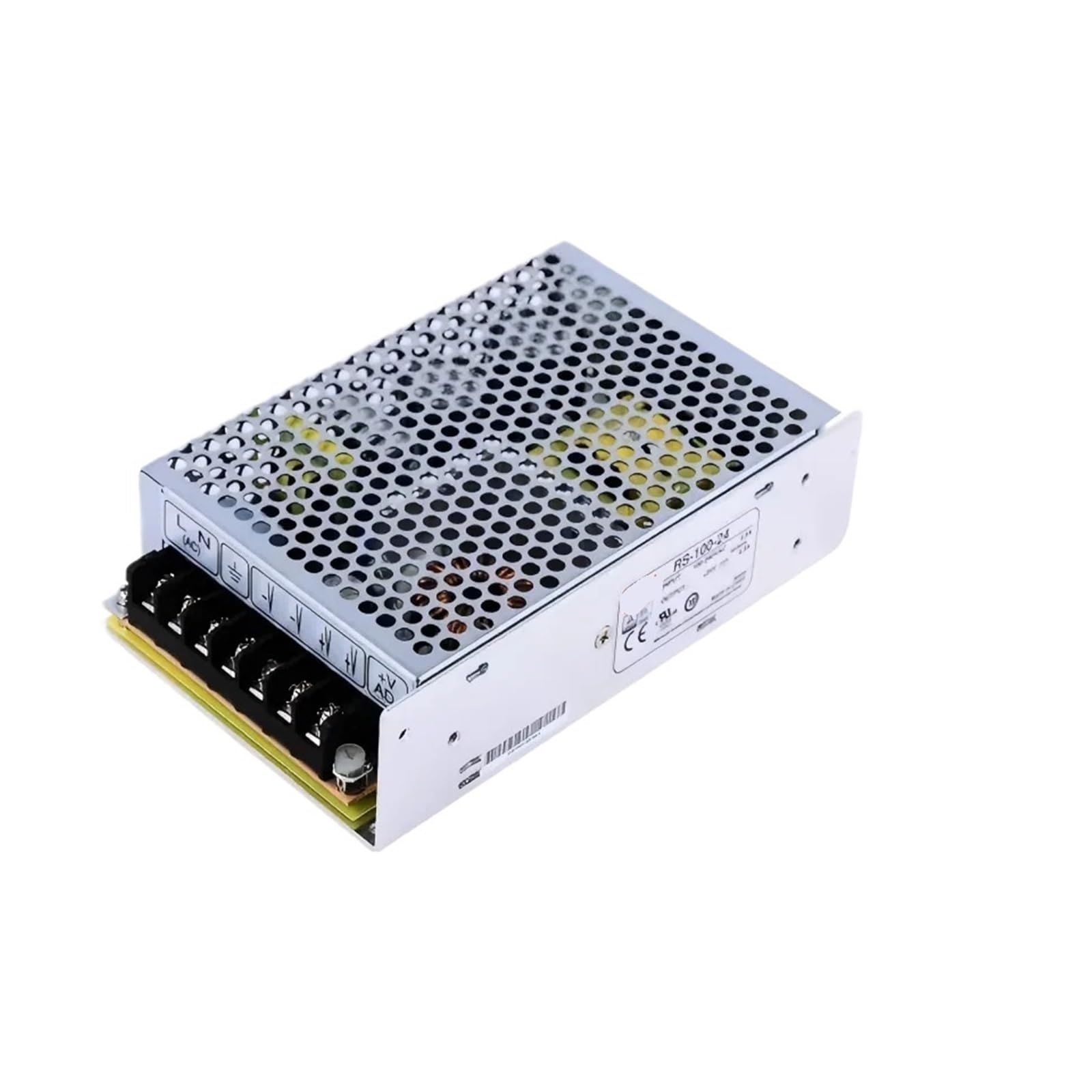 BRODEFUP 100W Single Output Switching Power Supply RS-100-3.3V 5V 12V 15V 24V 48V(RS-100-3.3)