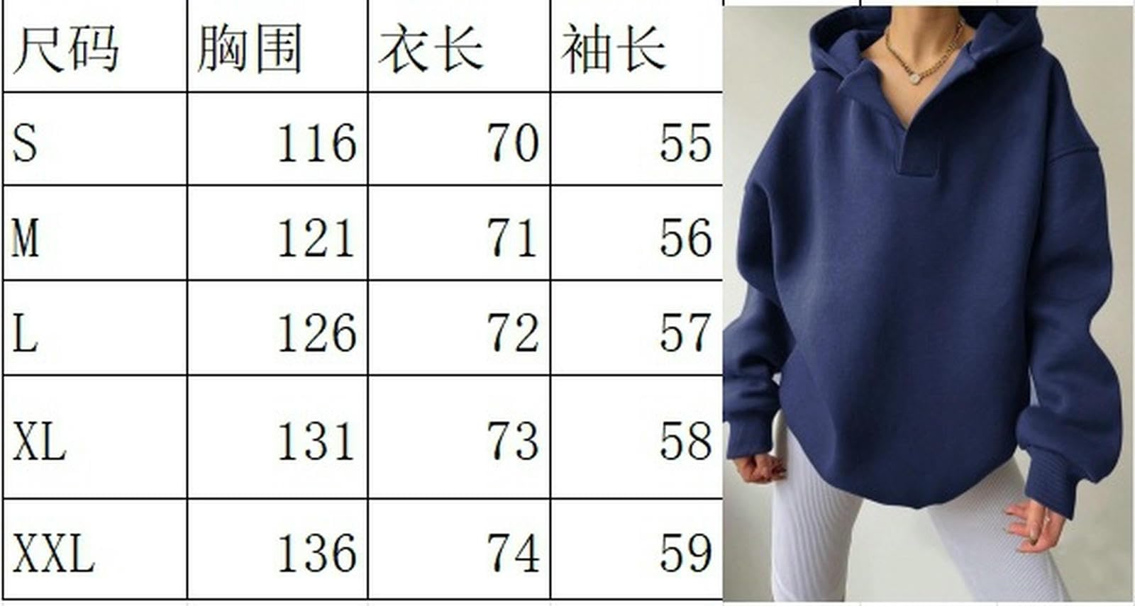 Bluza damska damska, ponadwymiarowa, granatowa, XL