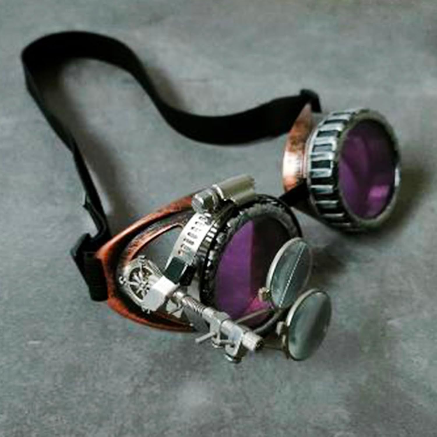 Steampunk Goggles Glasses Cosplay Welding Gothic Vintage Rustics Motorcycles Glasses Gift Props