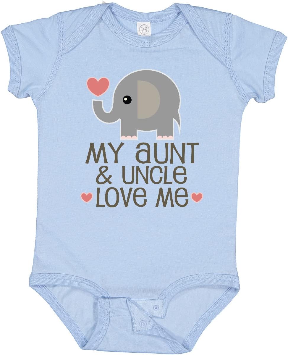 inktastic Aunt and Uncle Love Me Nephew Baby Bodysuit