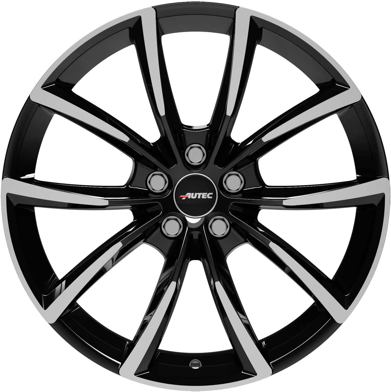 Autec rim ASTANA 9.0x20 ET35 5x112 Schwarz poliert compatible with CUPRA Formentor Ateca