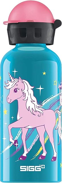 Sigg Butelka na Napoje dla Dzieci, Turkusowy, Jendorożec, 400 ml