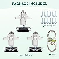 Vista 4 de GT1554, GT2550 2002-2003 para cubierta de 54 pulgadas 618-04608A husillo con correa para MTD Cub Cadet, GT-2550 H (14A9816K790), GT-954