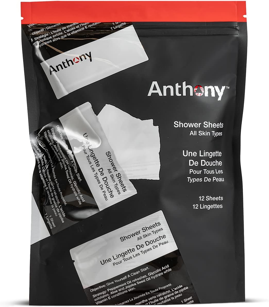 Anthony Body Wipes for Adults Bathing, Post Workout, & A