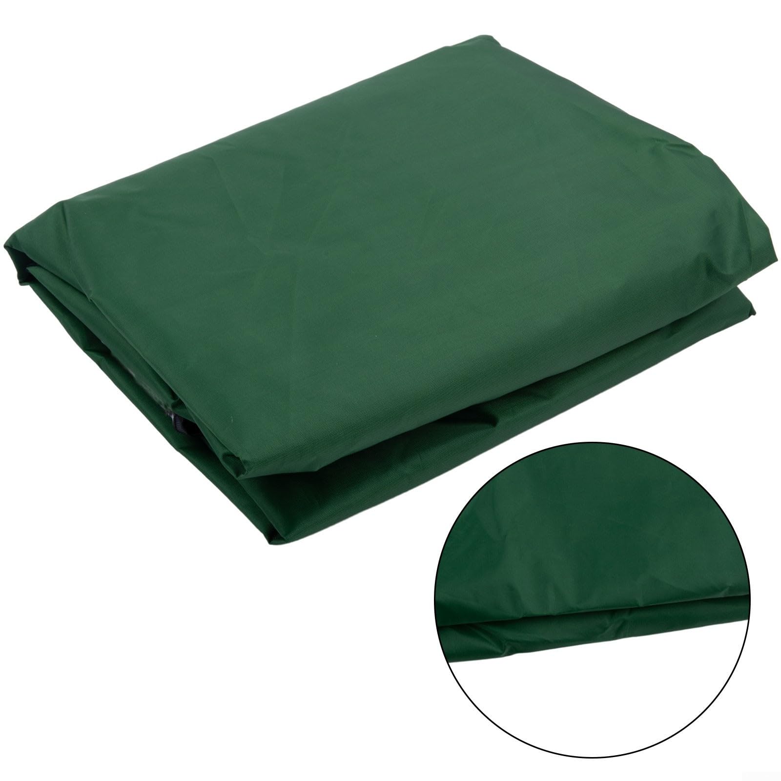 Cuscino per dondolo da giardino, 150 cm, ricambio per dondolo da giardino, in tessuto, adatto per sedia a dondolo a 3 posti (verde scuro)