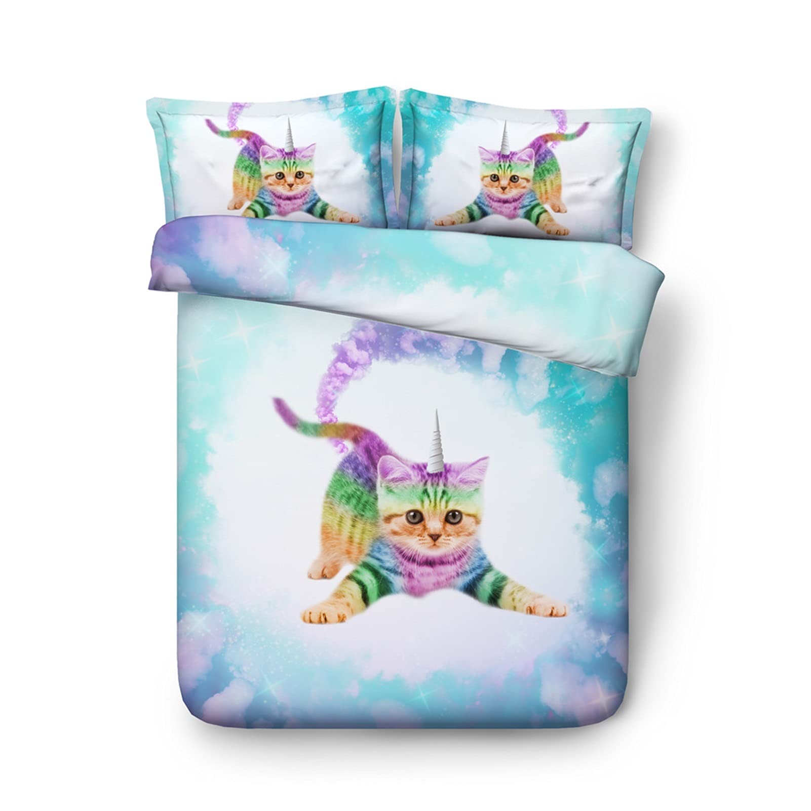 Parure de lit licorne magique pour faire rêver les enfants la tête dans les étoiles
