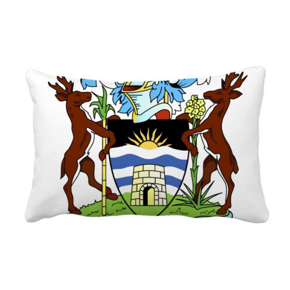 Coussin Saint John's Antigua-et-Barbuda oreiller lombaire haut de gamme décor canapé salon