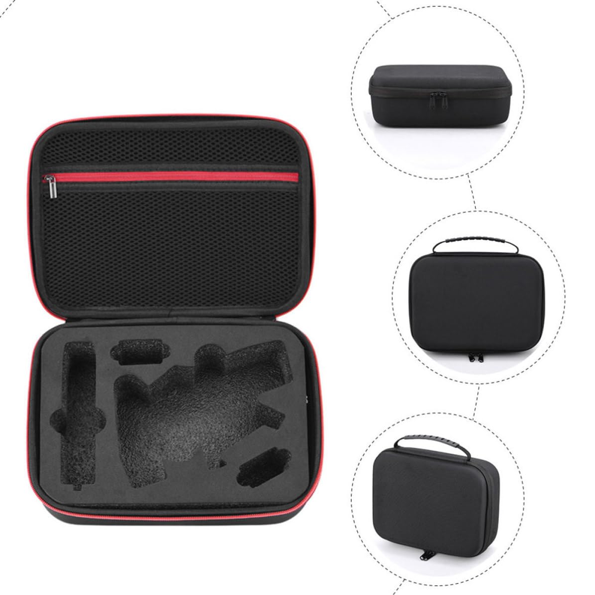 Bolsa Organizadora de Cables Bolsillos de Malla, Tela Oxford y Nylon, Profesional y Práctica para Almacenamiento y Viaje de Accesorios Electrónicos