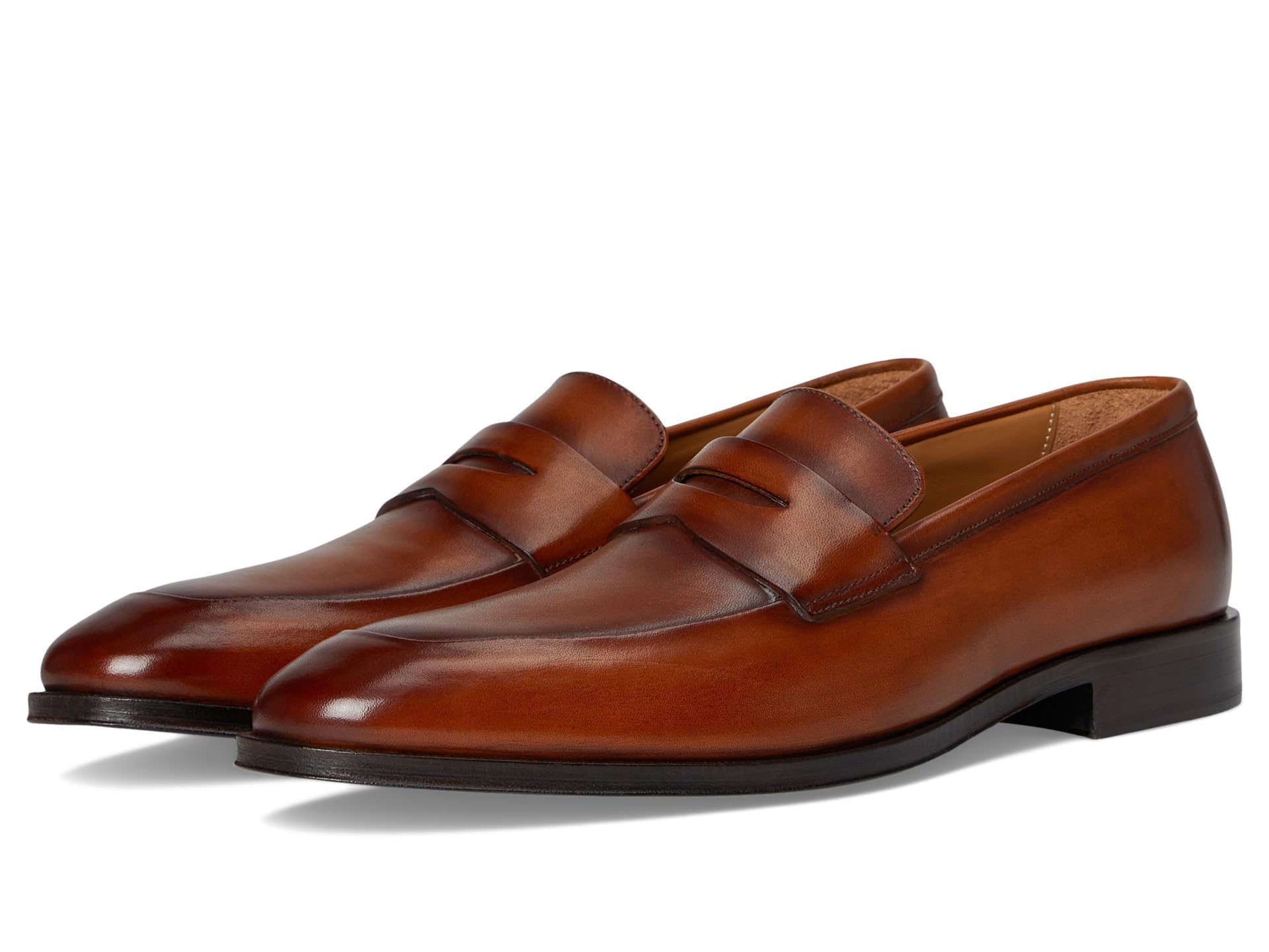 Photo 1 of Bruno Magli Men's Maioco Penny, Cognac, 10.5 Medium