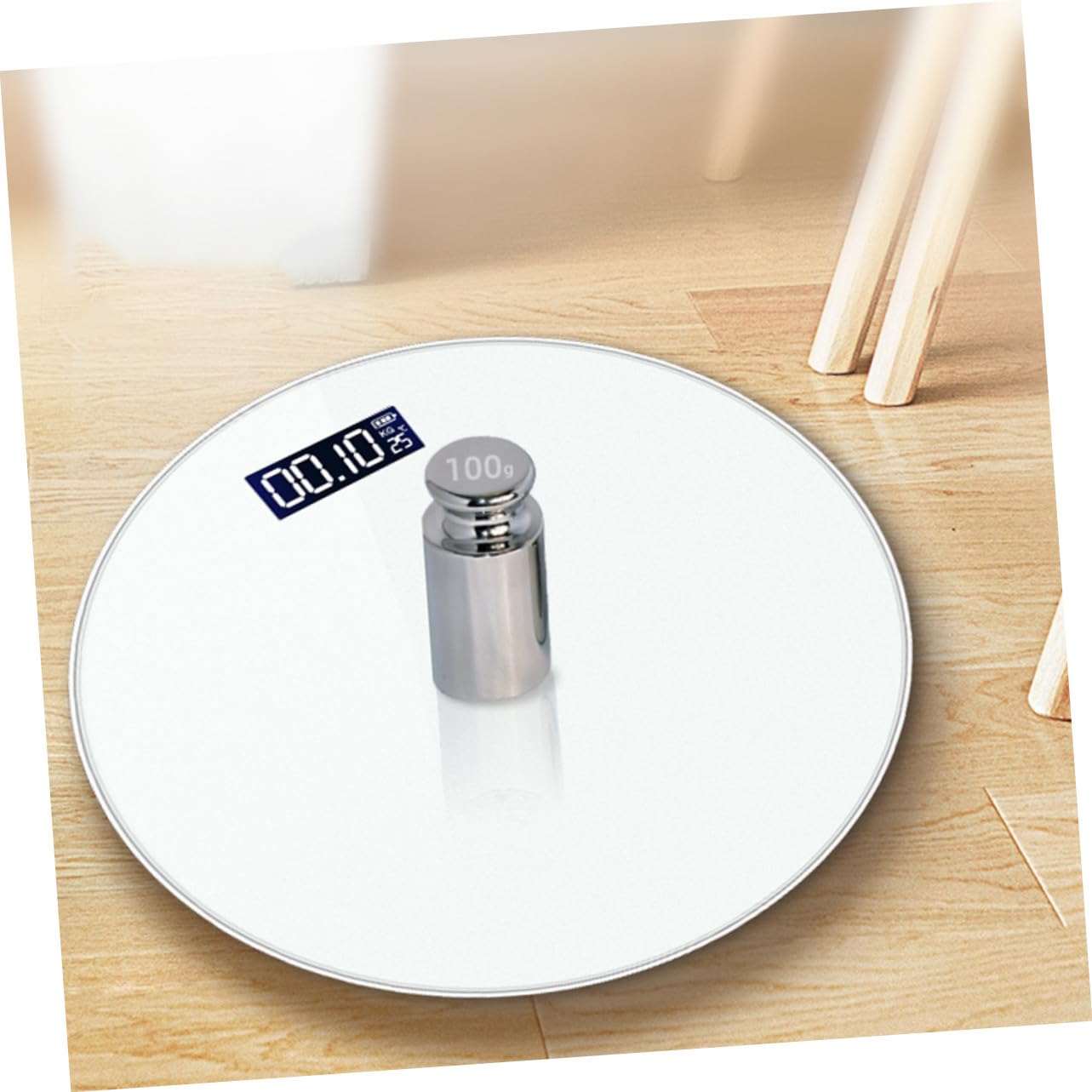 Báscula Digital de Peso Corporal Recargable con Pantalla LED Grande para Gestión Fitness y Salud Familiar