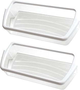 106.51103110 106.51109110 106.51103111 Refrigerator Door Shelf for Kenmore | Fit Kenmore 106.51102110 106.58143801 106.57029600 106.41262801 106.41263804 106.57026600 106.41562801 106.56866602, 2 Pack