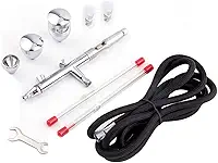 Fengda Conjunto de Aerógrafo Multifuncional Timbertech, Kits de Aerógrafo de Alimentação por Gravidade de Dupla Ação Ag-183K com Agulhas de 0,3/0,5/0,8 Mm, Copo de Fluido de 2/5/13 Cc para Decoração d