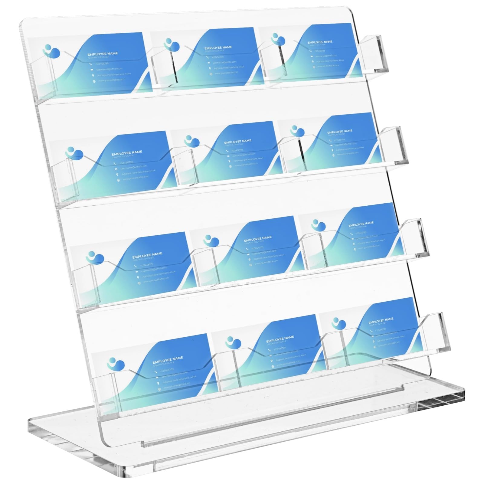 Organisateur de cartes de visite pour réceptions et comptoirs d'exposition