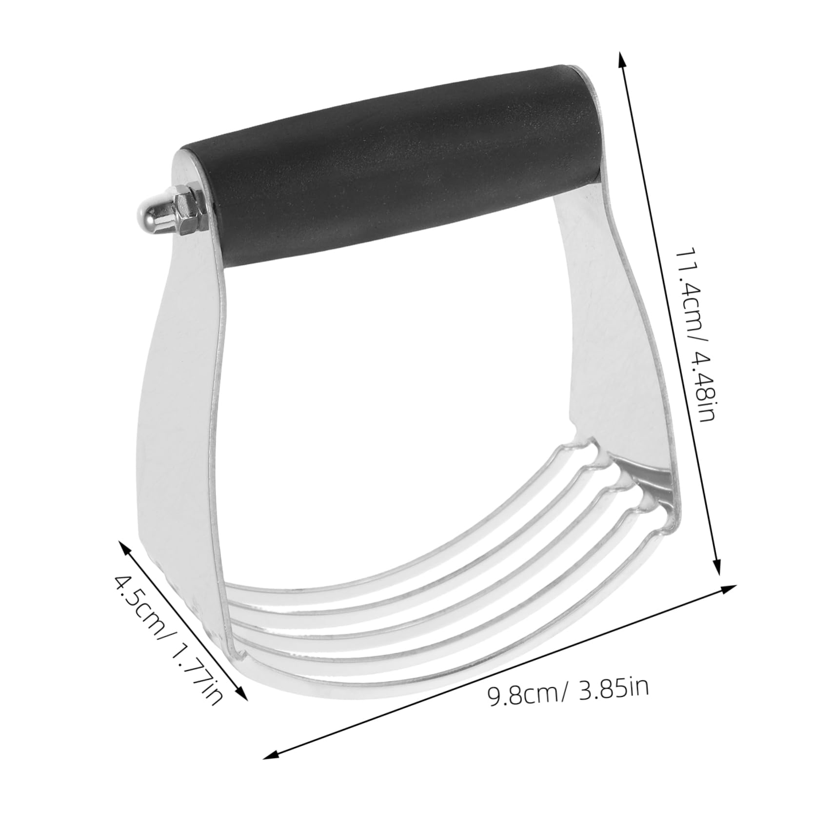 KICHOUSE Heavy Duty Pastry Blender Flour Cutting Knife Bread Scraper Steel Dough Tool