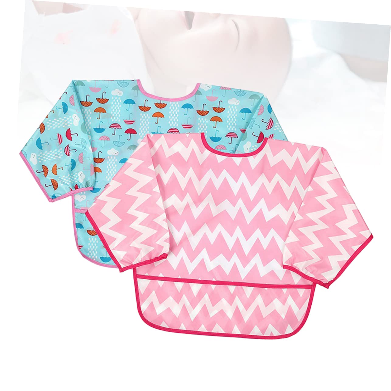 Abaodam 6 Pezzi Grembiule Per Bambini Grembiuli Per Bambini Grembiule Da Cucina Grembiuli Impermeabili Grembiule Per Dipingere Grembiule A Maniche Lunghe Per Mangiare