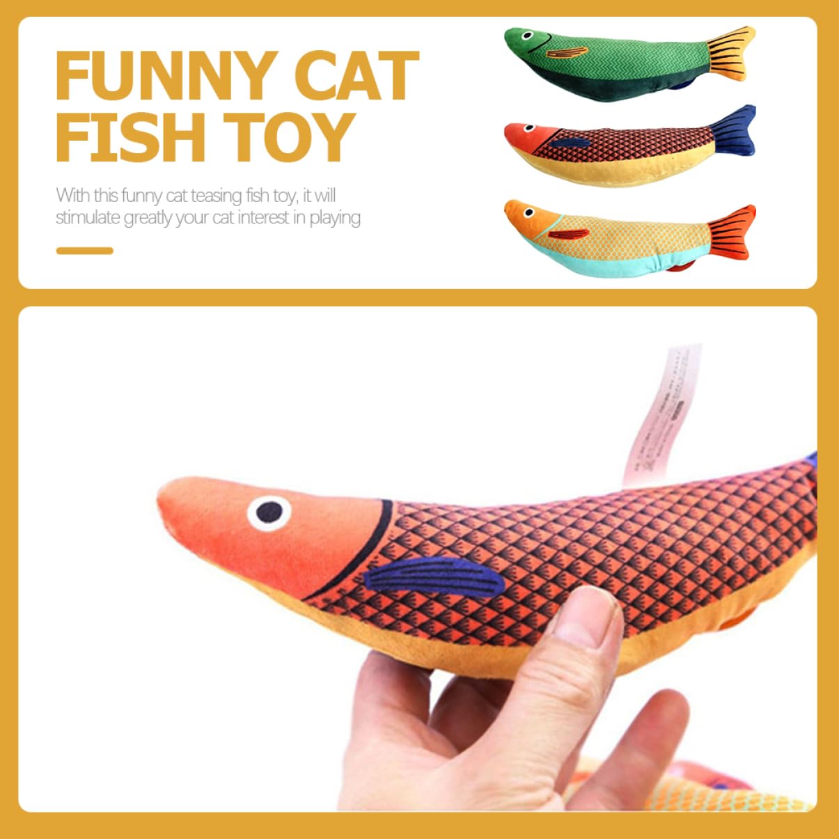 FOMIYES 9stücke Katzenspielzeug Mit Katzenminze Lustige Fischform Für Katzen Und Kätzchen Selbstbeschäftigungsspielzeug Aktivität Und Spielvergnügen