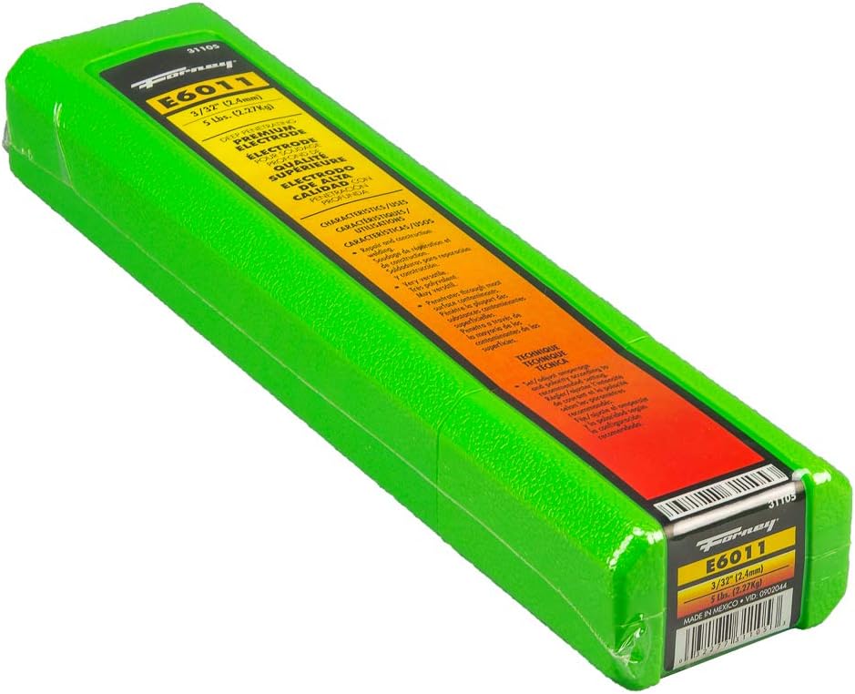Forney 31101 E6011 Welding Rod, 3/32-Inch, 1-Pound