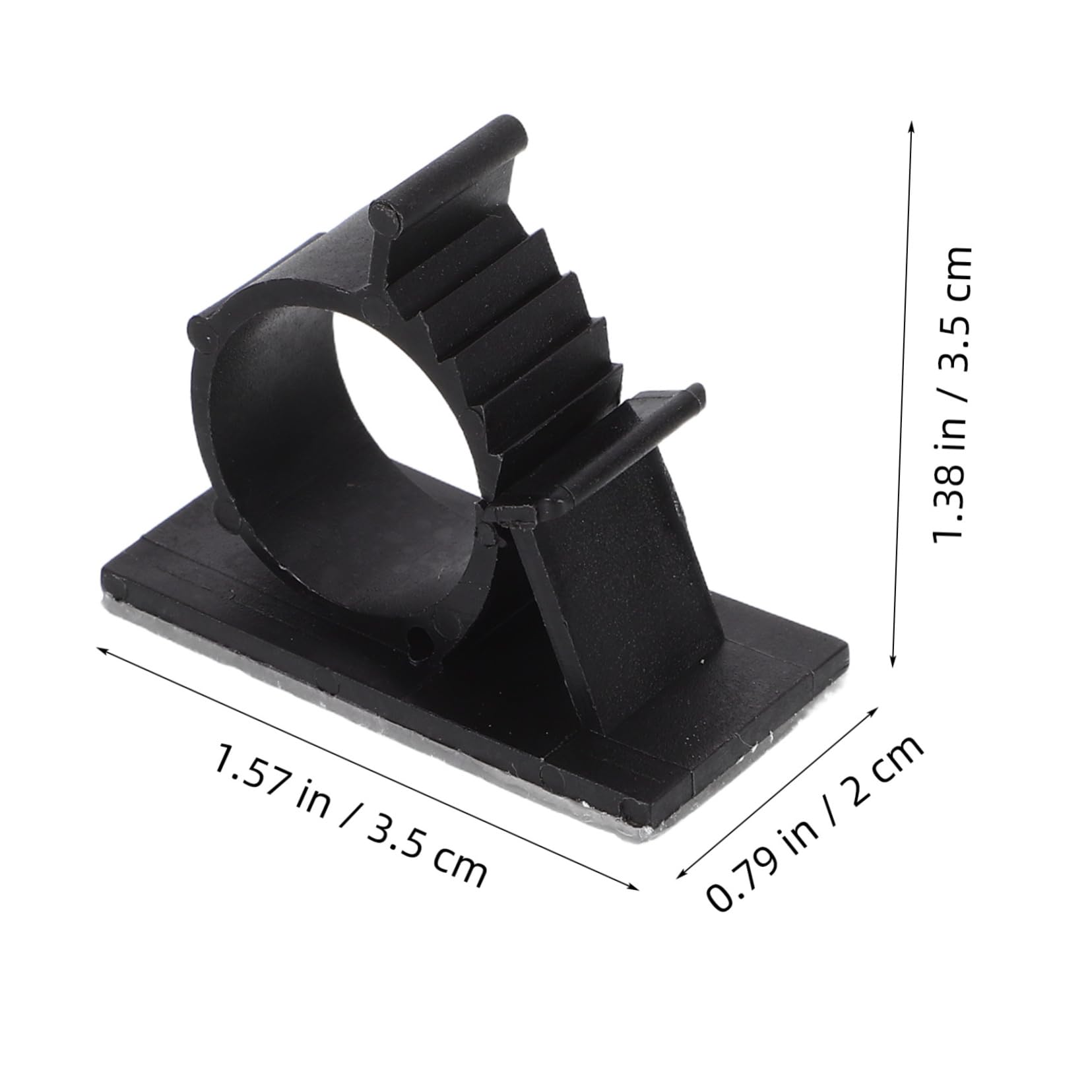 ERINGOGO 50pcs Self Adhesive Hose Clamp Clips for Water Pipes Electrical Wires Versatile Tool for Home Office Vehicle Use Installation