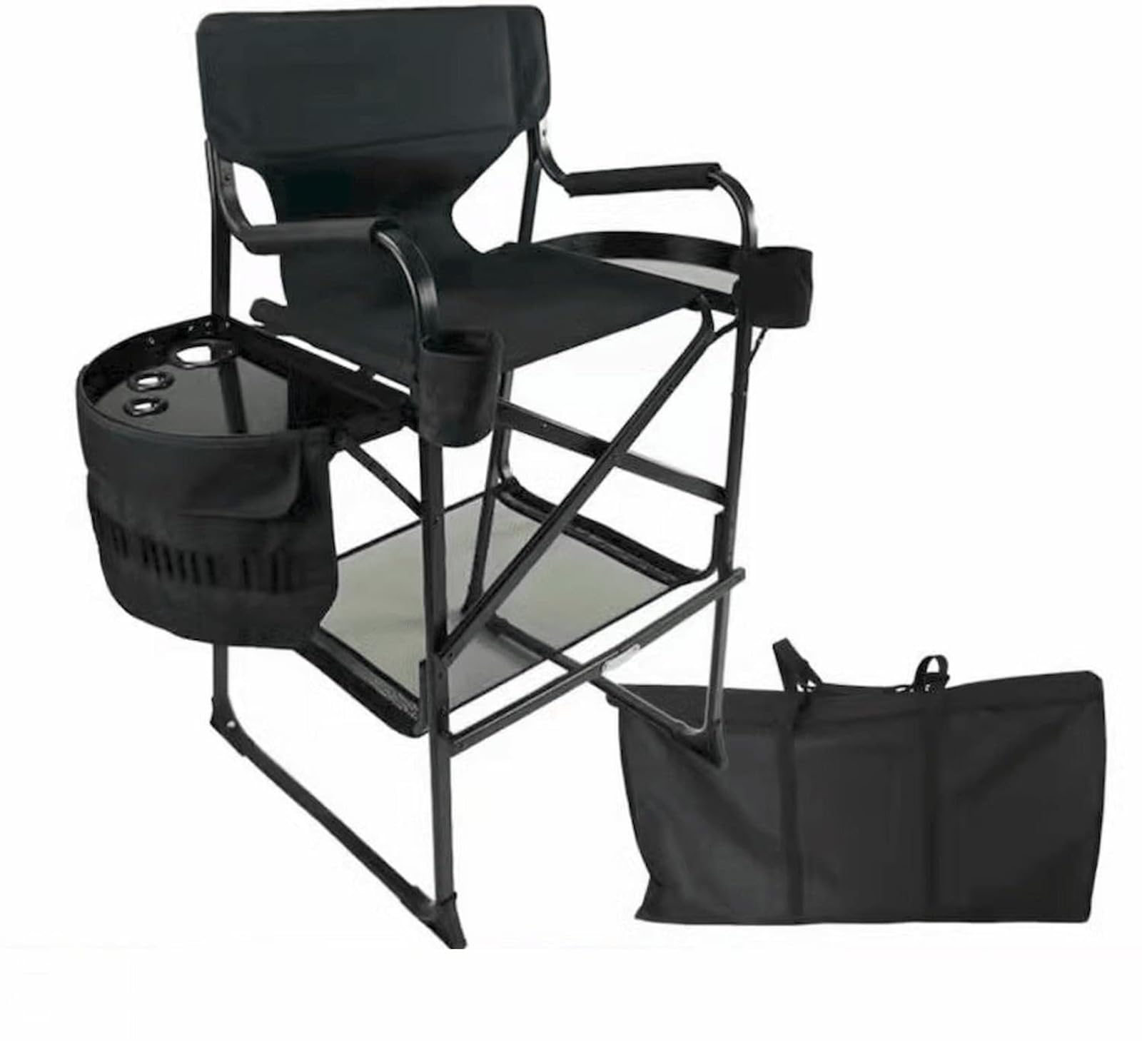 Chaise de réalisateur chaises de Maquillage Professionnelles, chaises de Maquillage Professionnelles, Chaise de réalisateur avec Table d'appoint et Poches latérales