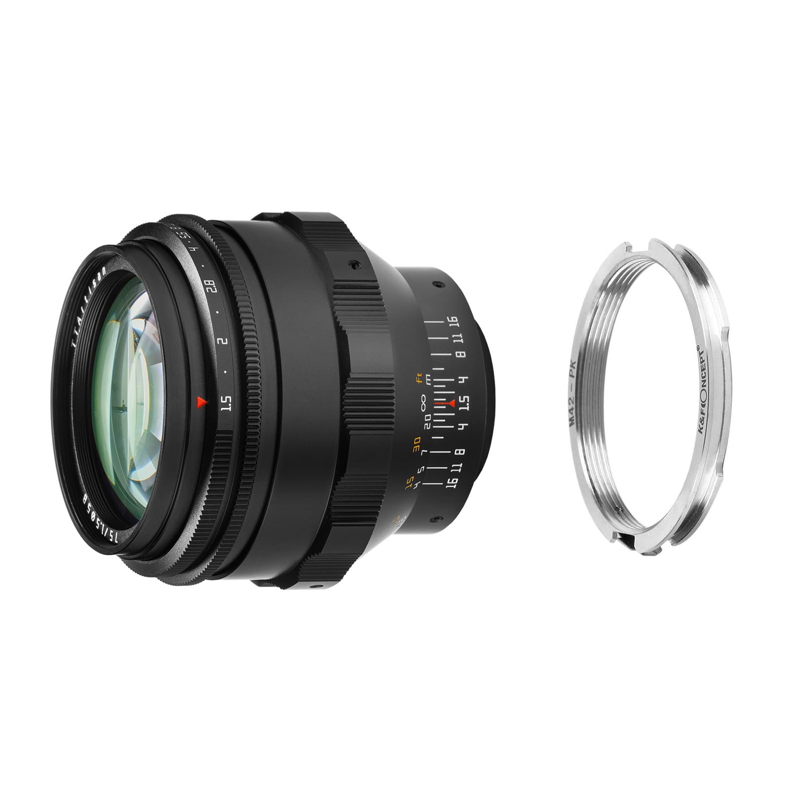 Amazon.co.jp: TTArtisan 75mm F1.5 M42マウント レンズ