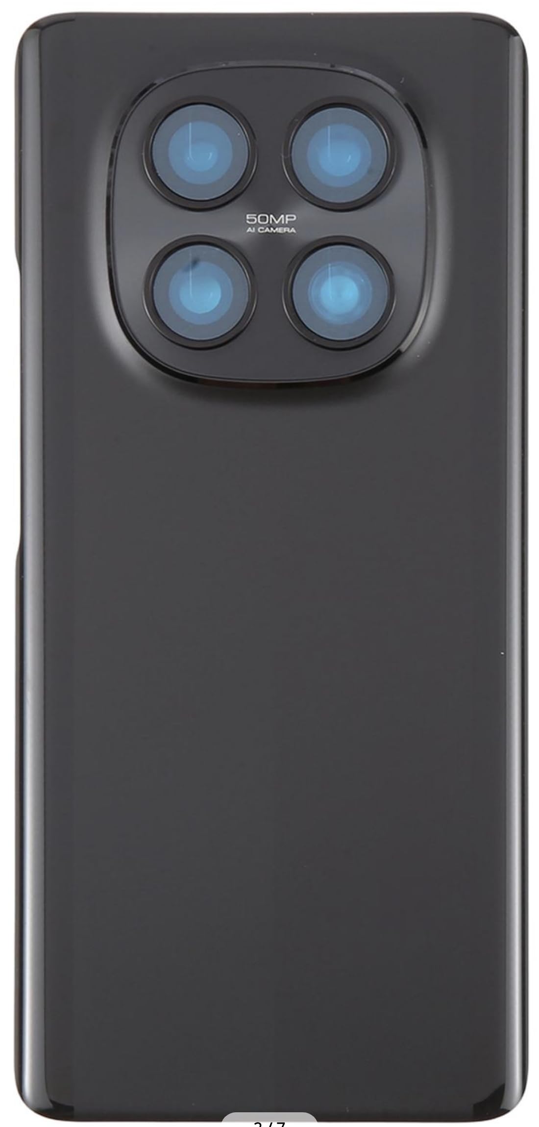 Audiosystem Scocca Cover Back Copri Batteria Posteriore Per XIAOMI POCO M8 5G 25118PC98G Con Vetro Lente Fotocamera Ricambio Pari all'Originale Sostituzione Riparazione Nero