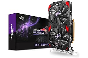 AISURIX RX 580 8GB Graphics Card: The Pinnacle of Gaming Performance
