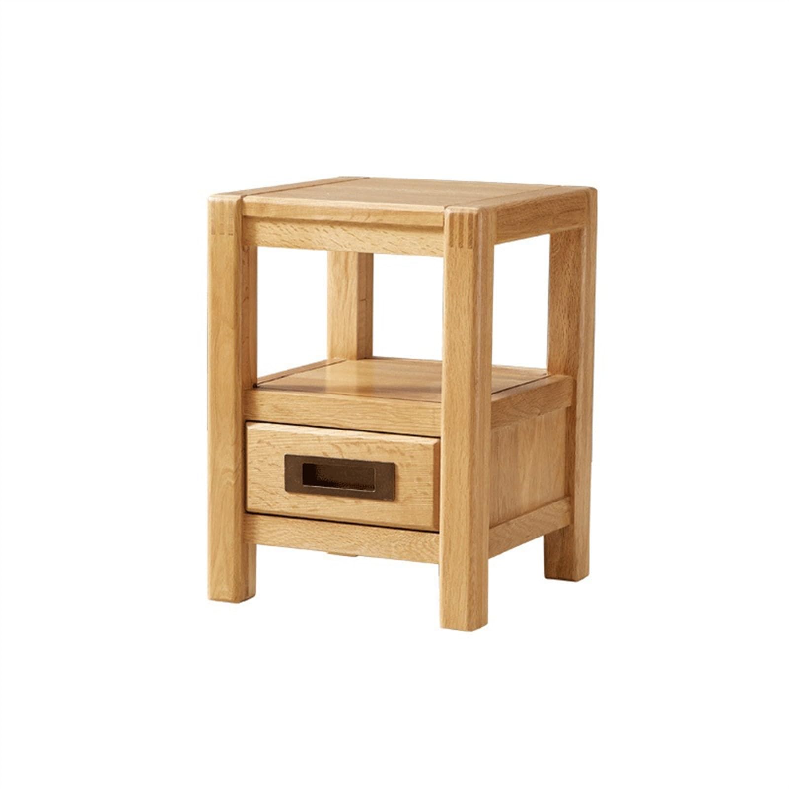 Table de chevet en bois massif petite armoire pour optimiser et ranger une petite chambre