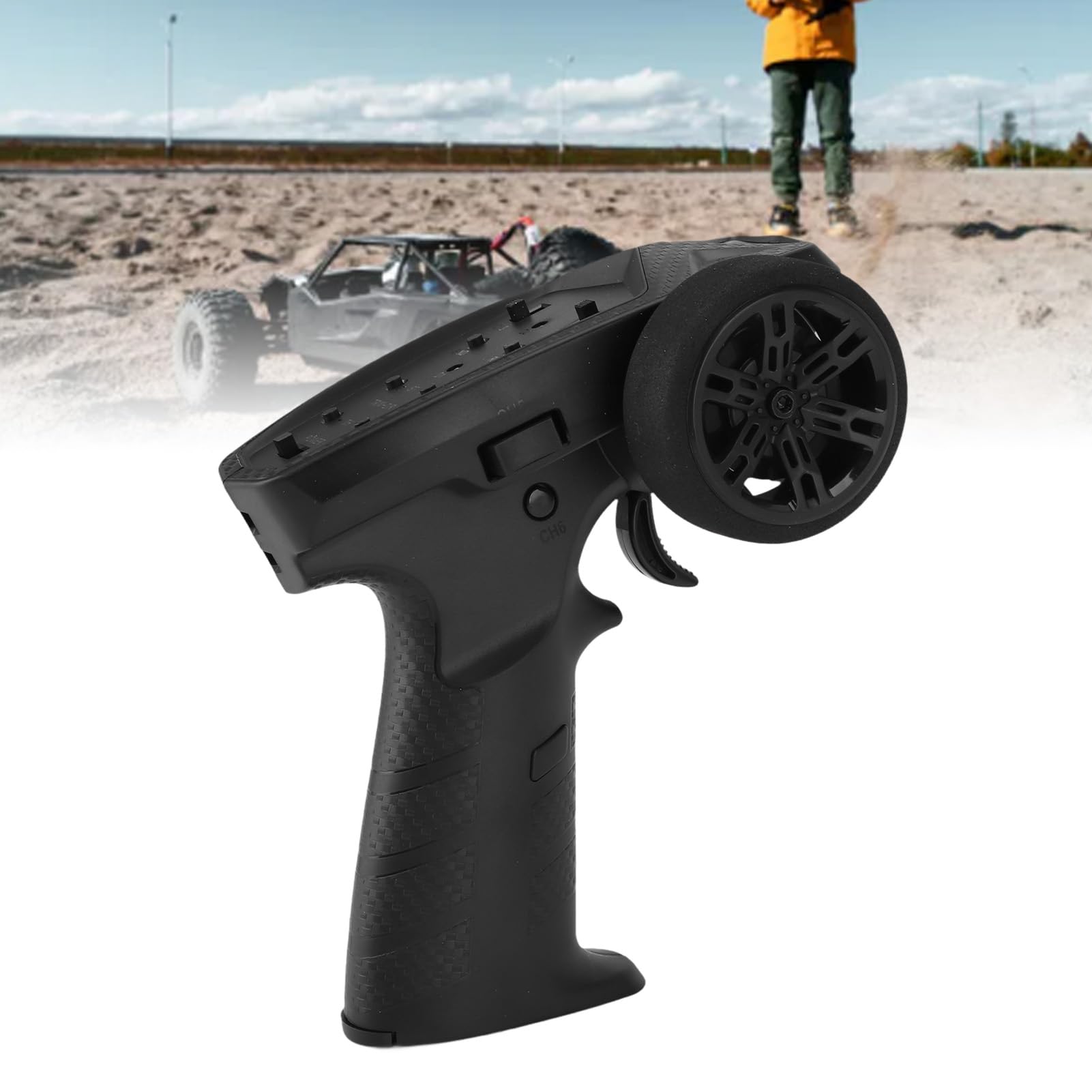 Trasmettitore e Ricevitore RC a 7 Canali, Radiocomando RC a 2 modalità da 2,4 GHz, Trasmettitore RC con Ricevitore per Parti del Modello di Serbatoio per Barche di Veicoli RC