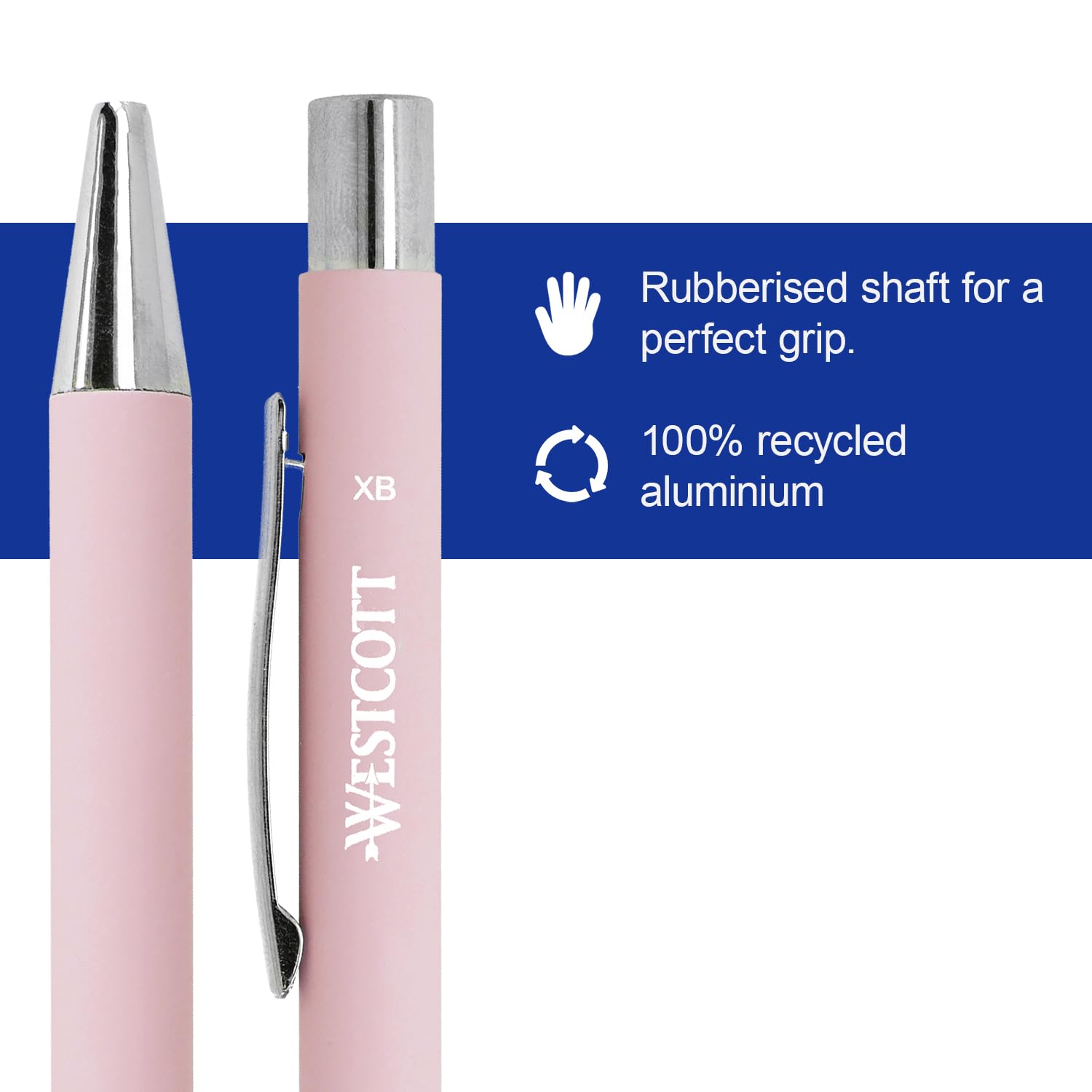 Westcott PRIMESOFT ballpoint pen 5 pieces Rosé, 1 count (Pack of 5) - Image 2