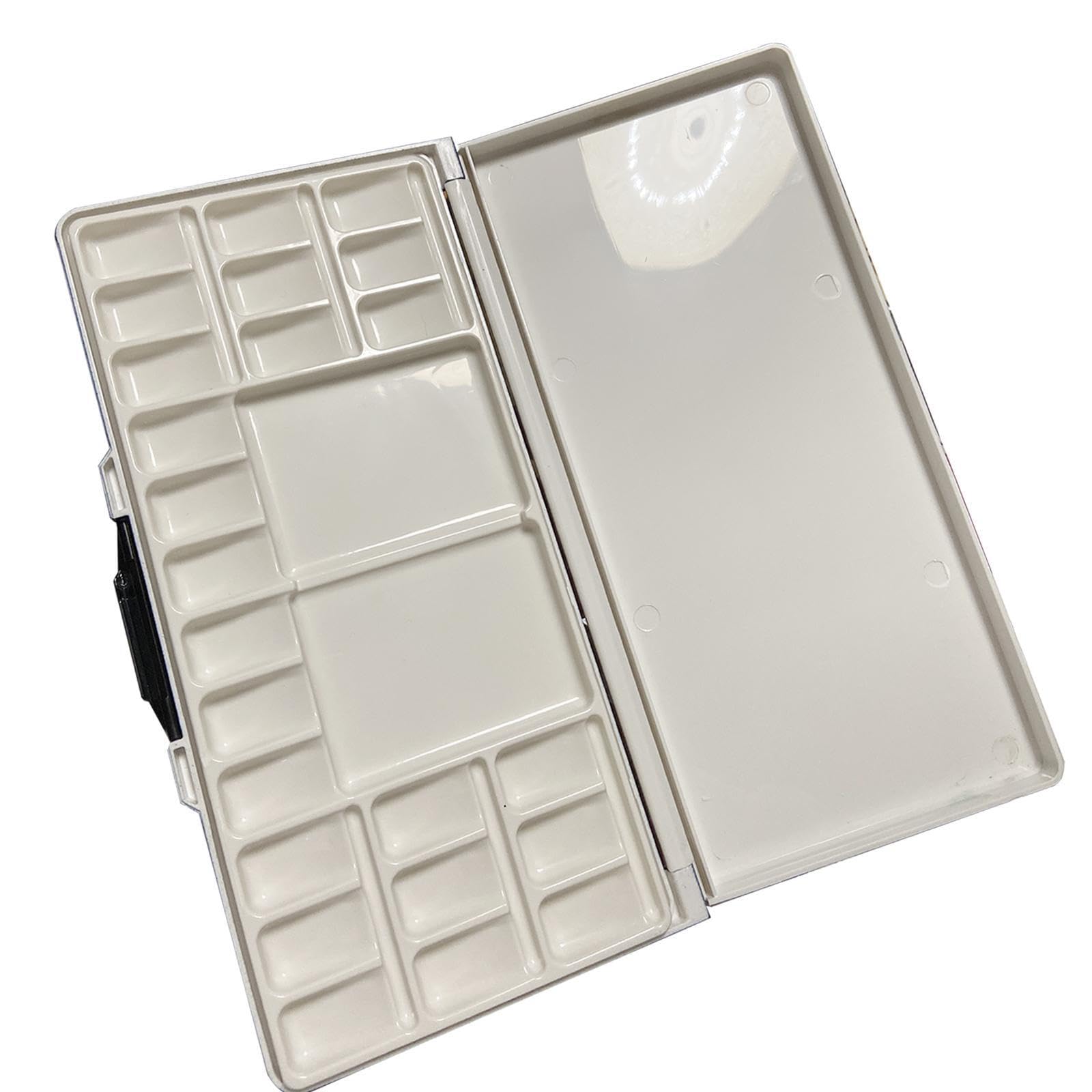 Caja de pinturas vacía y bandeja para paletas con tapa de gran capacidad