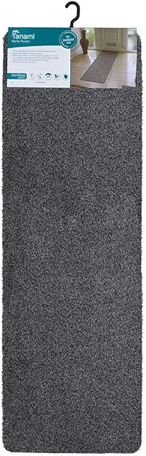 Tanami Two Tone Fleck Double Door Doormat, Charcoal, 50x150 cm