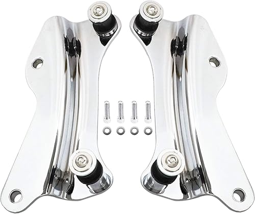 Miniatura 8 de Kits de accesorios de acoplamiento cromados de 4 puntos compatibles con Harley Touring Electra Glide Street Glide Road Glide Road King 2014-2022