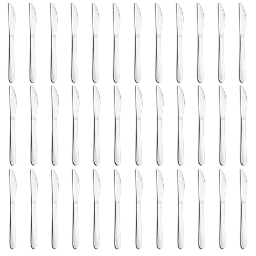 36-Piece Butter Knives, Dinner Knife Set (9 Inches), Food Grade