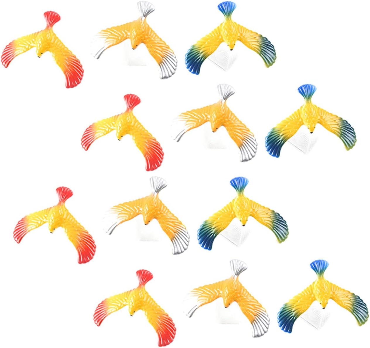 TOYANDONA 12pcs Balancing Eagle Toy Kids Educational Toys Plastic