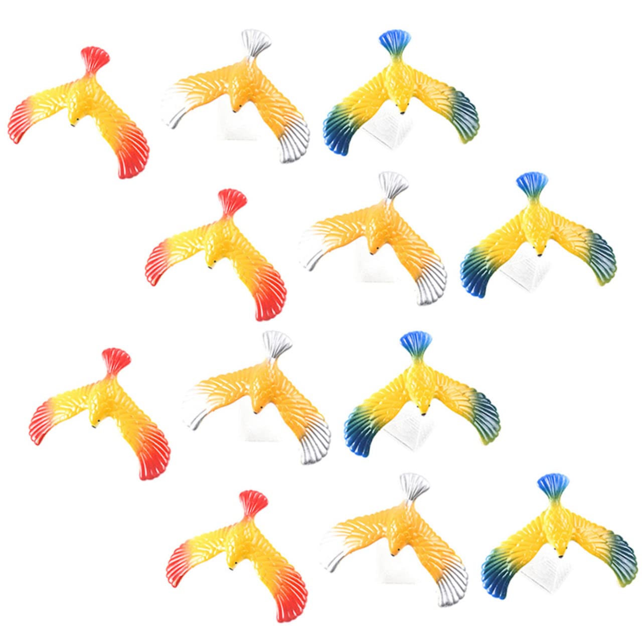 TOYANDONA 12pcs Balancing Eagle Toy Kids Educational s Plastic Playes Classic s Finger Balancing Balanced Bird Balance for Finger Balance Eagle Kids - Image 2