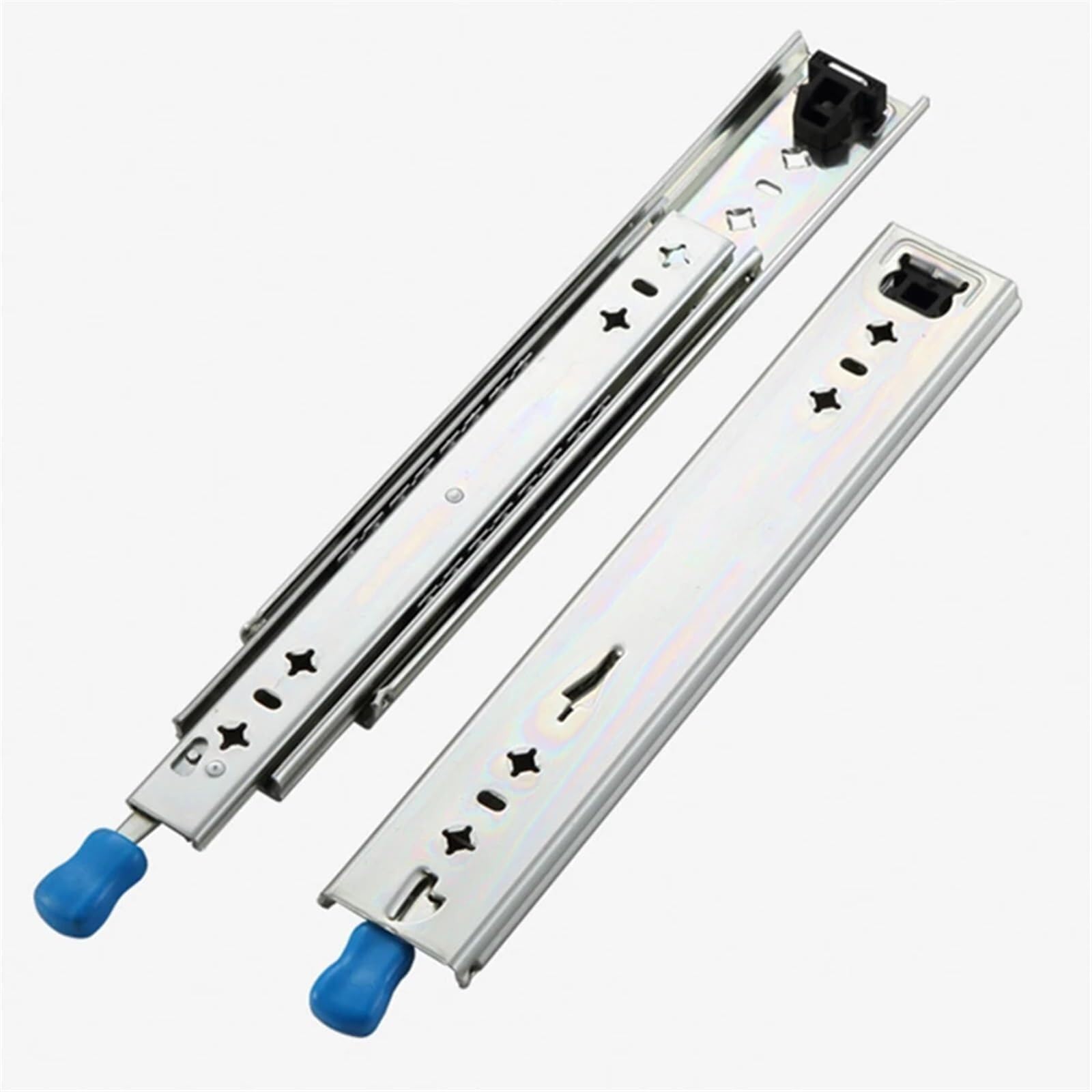 Drawer Runners Drawer Runners Slides Tri-fold Full Extension Heavy Duty with Locking Ball Bearings 30-100cm Inch(30in (750mm))