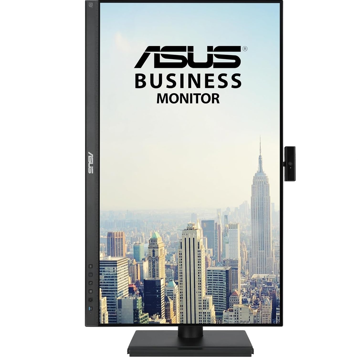 ASUS BE249QFK, Monitor Business da 24” IPS Full HD (1920x1080), Nero | HDMI, Frameless, Webcam FHD Integrata, Microfono e Speaker Integrati, Design Ergonomico, Eye Care, Bassa Luce Blu
